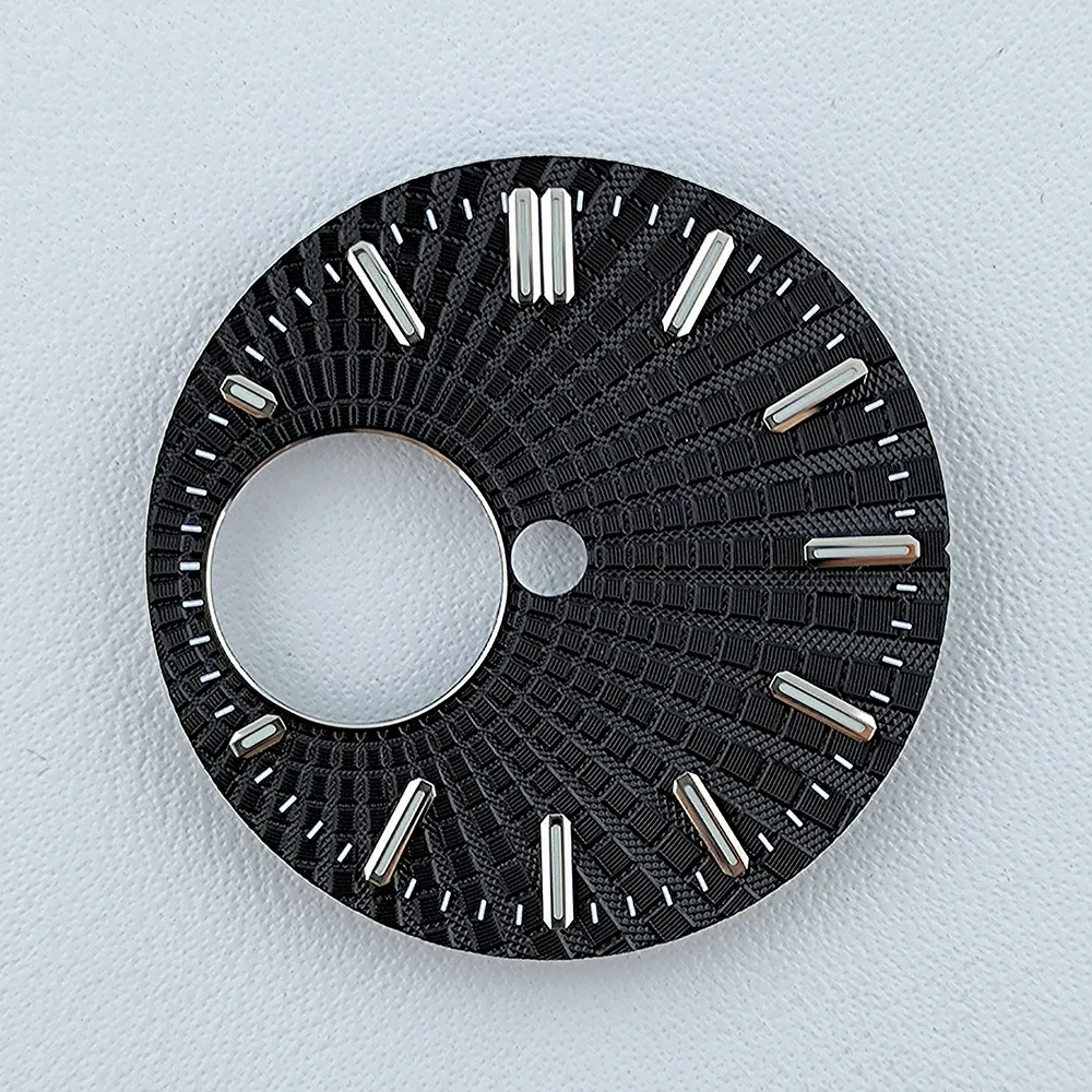 NH38 ダイヤル中空ダイヤル時計ダイヤルカスタムロゴダイヤルグリーン発光ダイヤルフィット NH38 ムーブメント時計アクセサリー