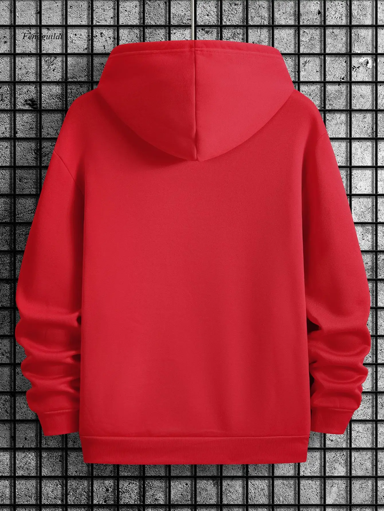 King of Spades & Card Suits Kapuzenpullover mit Aufdruck – blaues, gotisches, spanisch inspiriertes Ace of Caballeros-Design