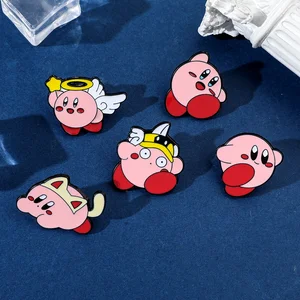 Cartoon Anime Broscha, wunderschöner Elf, Nagellack, Brieftasche, Rucksack, Kleidung, Schmuck, Abzeichen Metallzubehör, Geschenk für Freunde, 5 PCs 8 Hauptverkaufstaschen Elvis Presley - №1