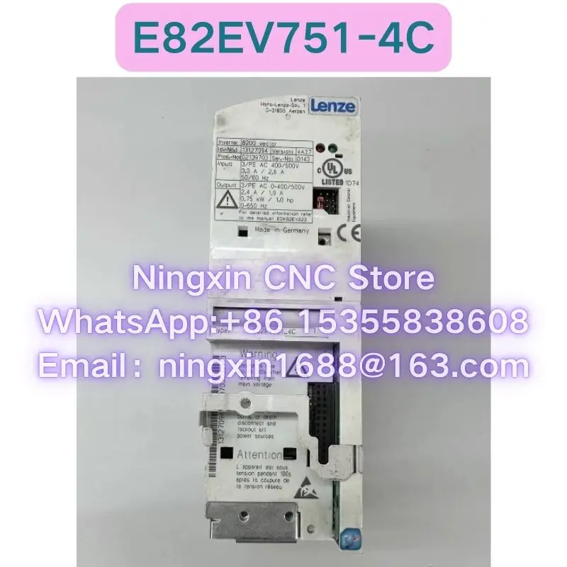 

Инвертор E82EV751-4C E82EV751K4C, проверен на функциональность, быстрая доставка