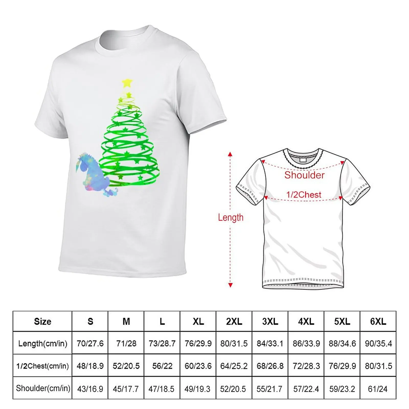 Christmas Donkey Inspired Silhouette T-Shirt t shirt custom print man t shirts cotton T-Shirt