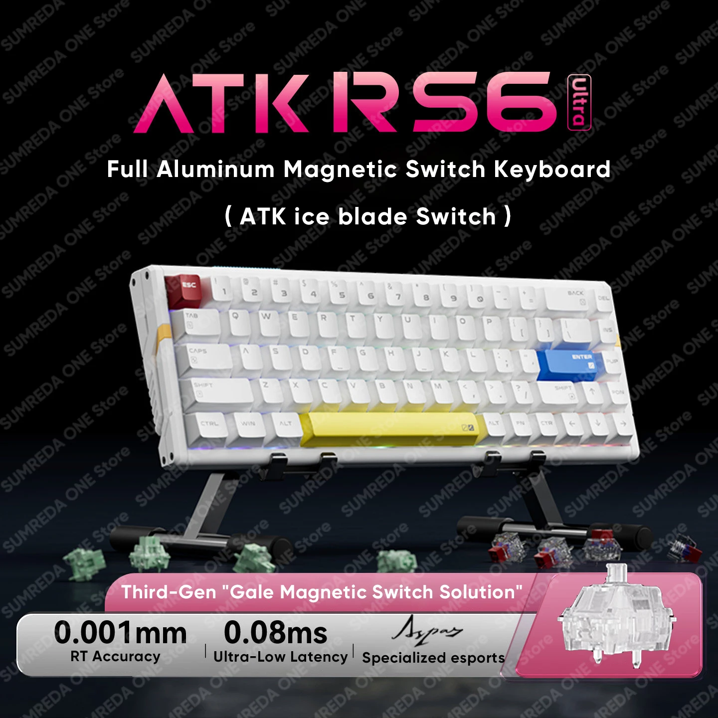 ATK RS6 Ultra Gaming Magnetic Switch Keyboard 0.005MM Rapid