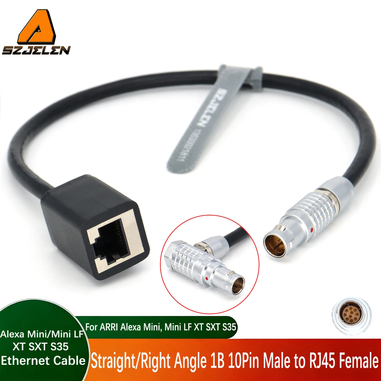 ARRI ALEXA Camera Ethernet Interface 1B 10 pin to RJ45 Female Conversion Cable