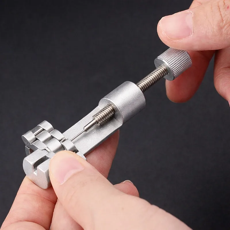 Metal Watch Band Strap Link Pin Remover Bracelet Repair Detaching Device Kits Steel Belt Spring Bar Adjusting Watch Repair Tools