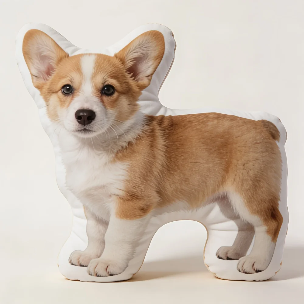 Personalisieren Sie ein besonderes Haustier-Erinnerungskissen mit 1 Foto, ein kreatives DIY-Gedenkgeschenk für Katzen und Hunde für Familie und Freunde.