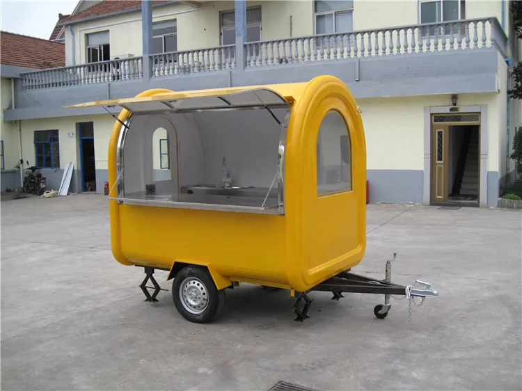 OEM Mobile Fast Food Car Street Snack Trailer Kiosk Van Coffee Vending Cart for Sale with Wheels