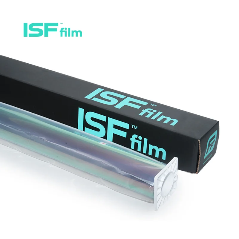 ISF 75% VLT 99% UVR Nano Keramische Hoge Kwaliteit Auto Kameleon Glasfolie met UV Proof Glare Reductie Zon Controle Voorruit Film