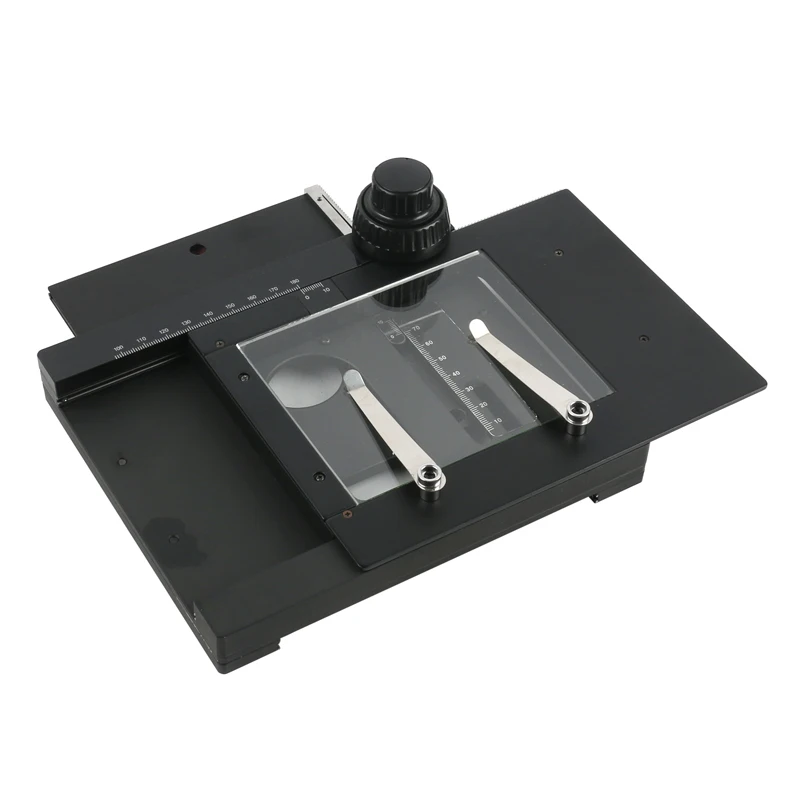 Video Stereo Microscope Camera Adjustable Removable X Y Measuring Stage X Y Moving Stage XY Mobile Working Table Stand Workbench