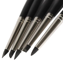 5Pcs/set Nail Art Pottery Clay Tools Carving Sculpture Sculpting Tools Cake Oils Engraving Rubber Craft Pen Brush Clay