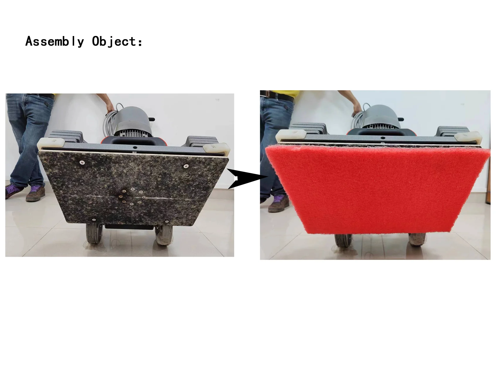 STLF 2024 Hot Selling Rectangular Orbital  Grinder Floor Machine  Floor Cleaning Scrubber Wood Sandpaper  Polishing Machine