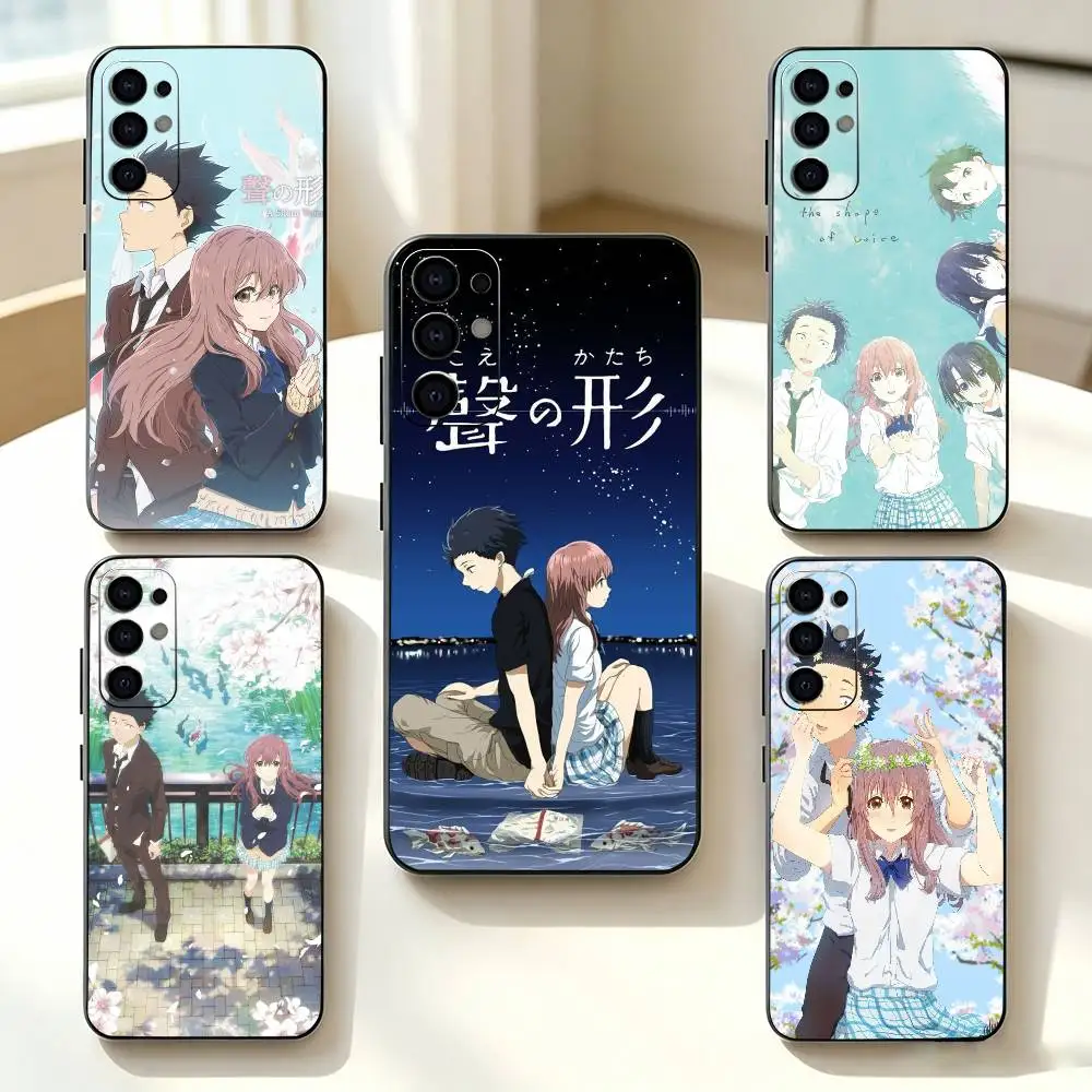 Anime A -Silent Voice   Phone Case For Samsung S25,S24,S21,S22,S23,S30,Ultra,S20,Plus,Fe,Lite,Note,10,Black Cover