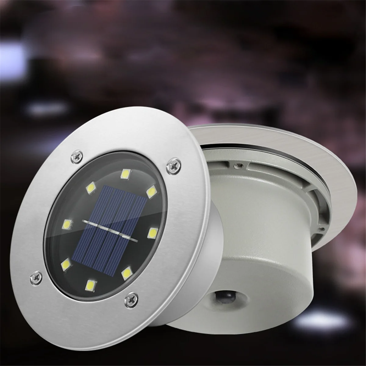 Luzes solares à terra ao ar livre solar à prova dwaterproof água luz led para jardim quintal passo e passarela branco fresco led solar Lights-A69M