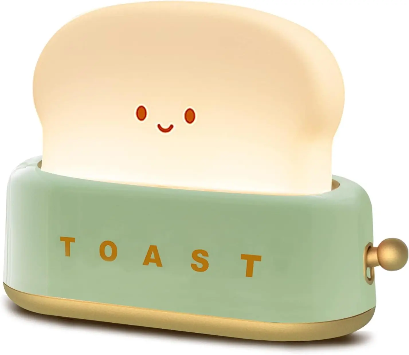 AliExpress – Cute Toaster Lamp with Smile Face, Rechargeable Night Light for Bedroom, Desk Decor, Gift