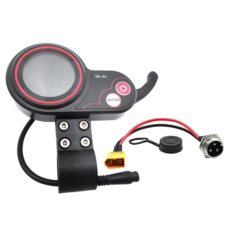 

QS-S4 72V Thumb Throttle LCD Display Meter+XT-60 Cable Only For Zero 11X Electric Scooter 6PIN Display Accessories