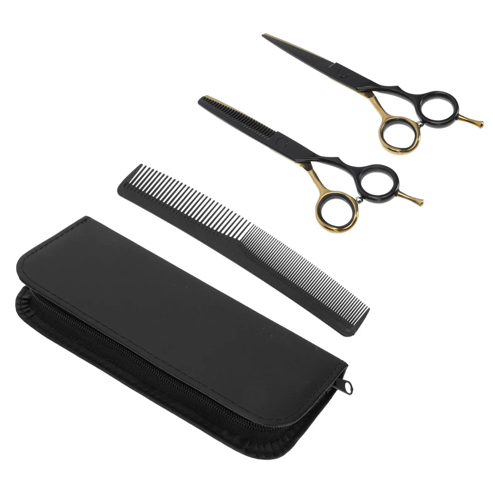 

1Set Professional Hairdressing Scissors Set High-Grade Stainless Steel Smooth Finish for Salon and Home Use Hair Cutting