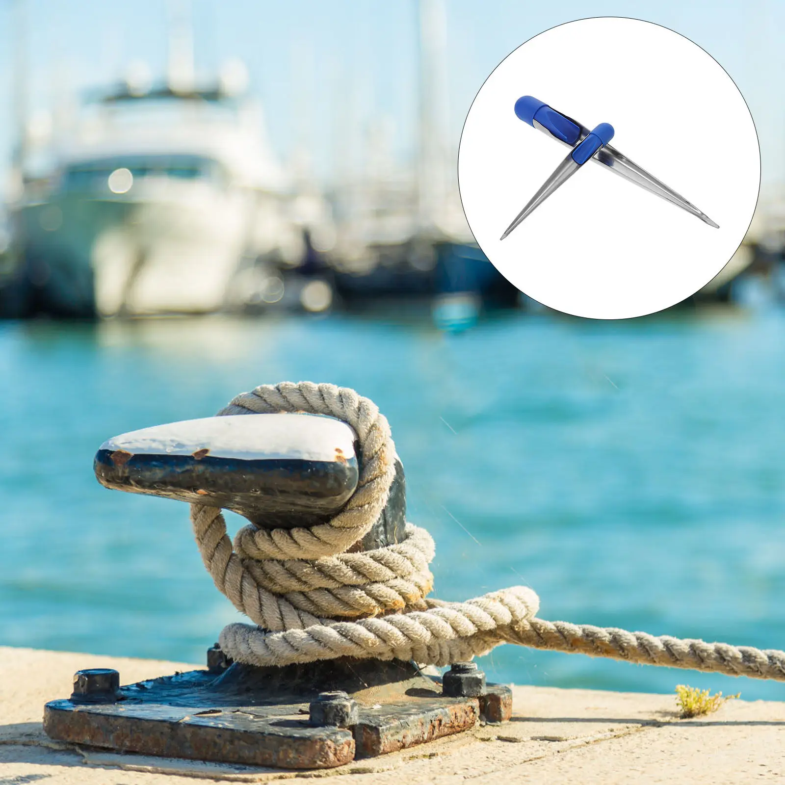 2Pcs Marine Splicing Spike Marine Rope Threading Tool Plastic Handle Wire Rope Splicing Needle Accessories Boats Yachts Line