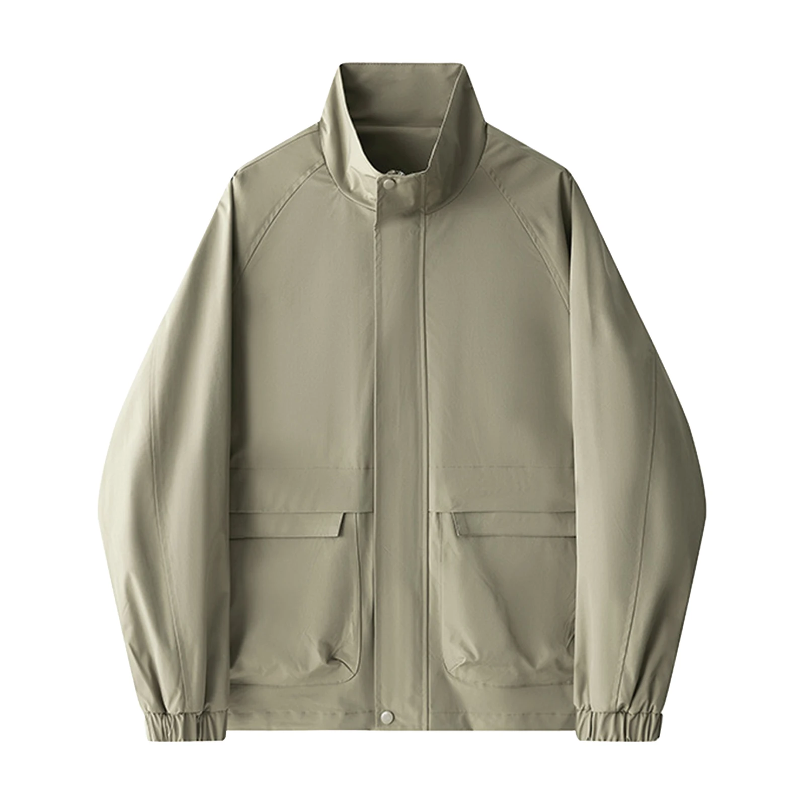 

New Thin Stand Collar Men's Work Jacket Windbreakers Casual Cool Waterproof Coat Male Outerwear Men's Windproof Jacket 2025