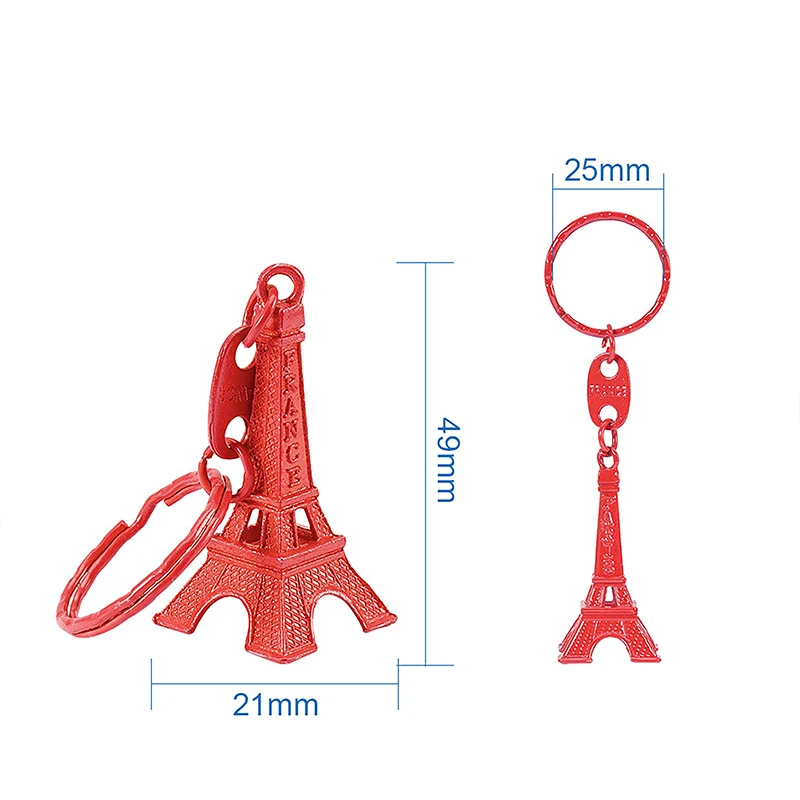 سلسلة مفاتيح برج إيفل ، حلقة مفاتيح معدنية متدلية ، جولة باريس ، حقيبة سلسلة مفاتيح ، إكسسوار سيارة ، كريستال كريستال كريستال