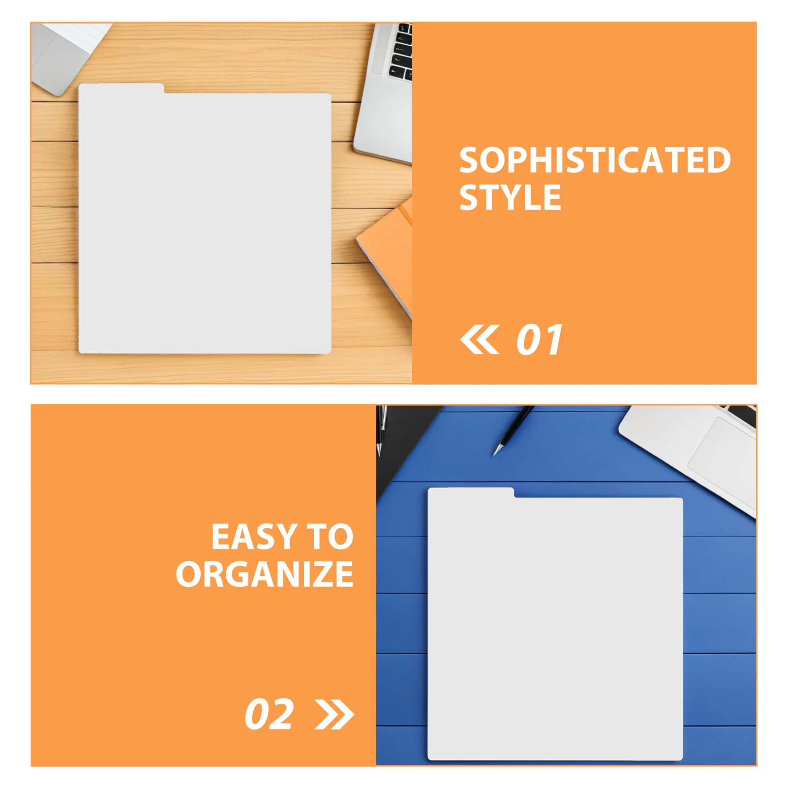 12 قطعة ألبوم الفينيل الرف فواصل الأبيض سجل مقسم بطاقات لتنظيم سجل تخزين خزانة الكتب إدارة مقسم فارغ