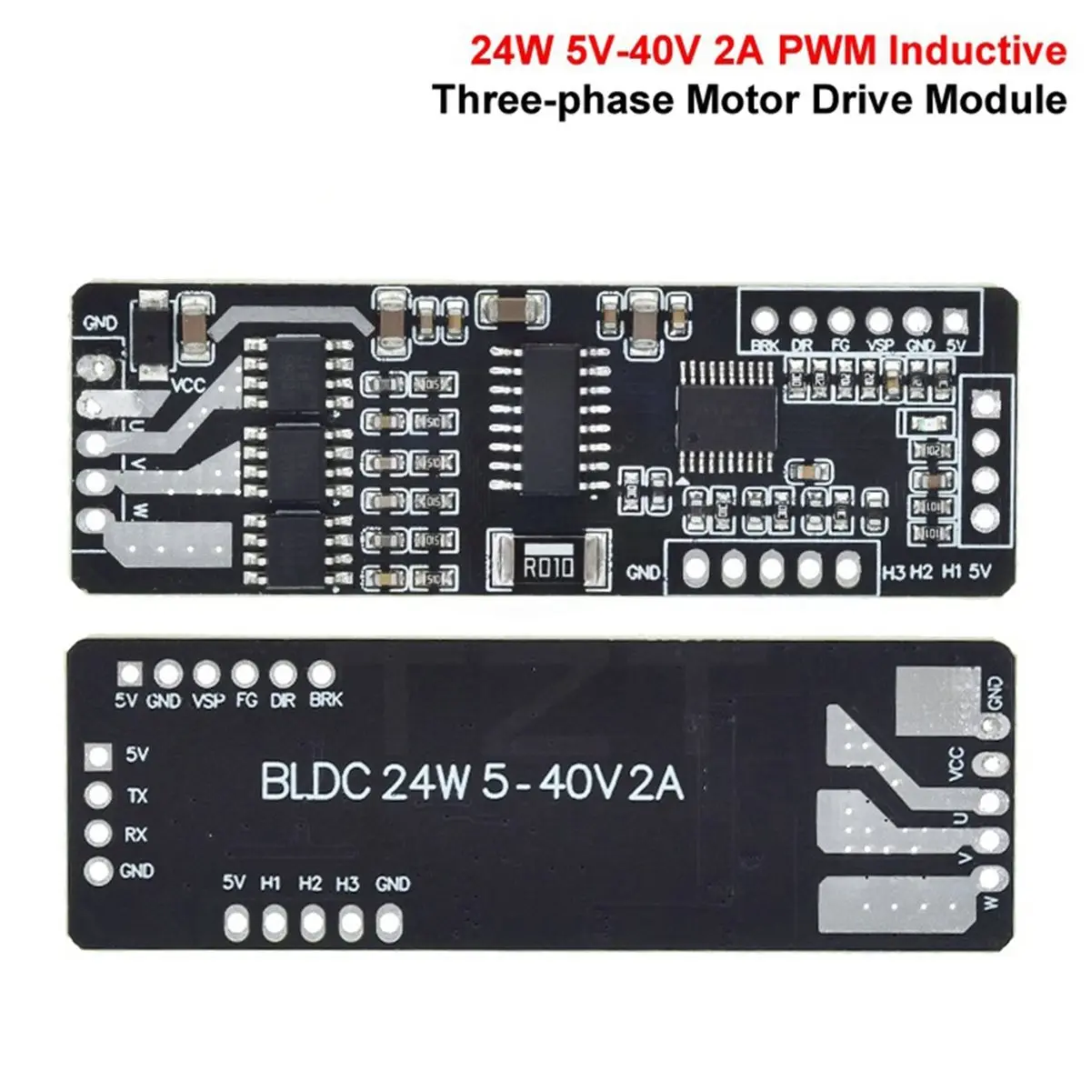 

(ABAB) BLDC 24W Motor Driver Board 5-40V 4A Speed Controller with Hall Sensor Control Brushless DC Motors,PWM Adjustable Module