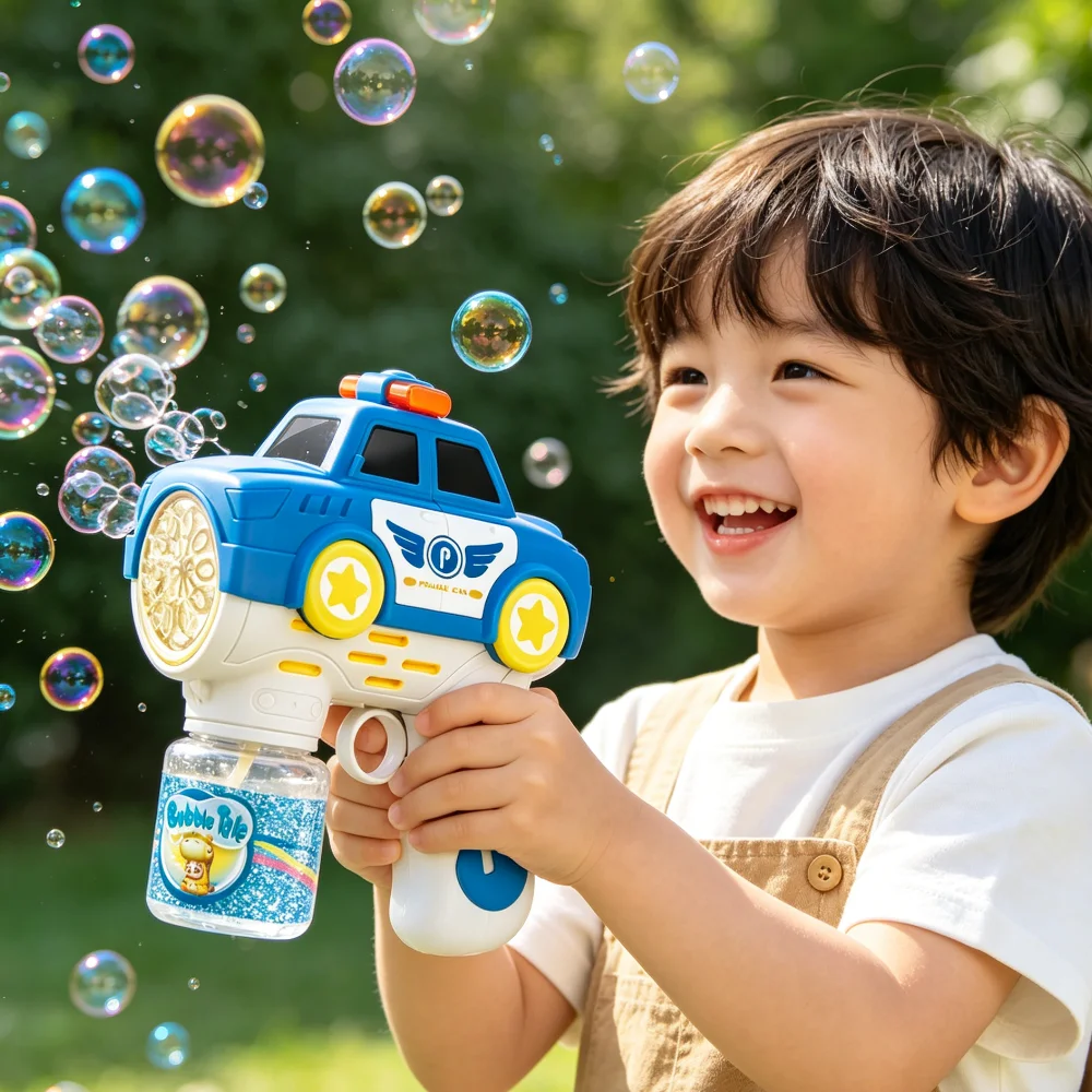 

Children's Handheld Bubble Blowing Toy Cartoon Electric Bubble Machine Bubble Gun Outdoor Entertainment Toy for Kids Bubble Gift