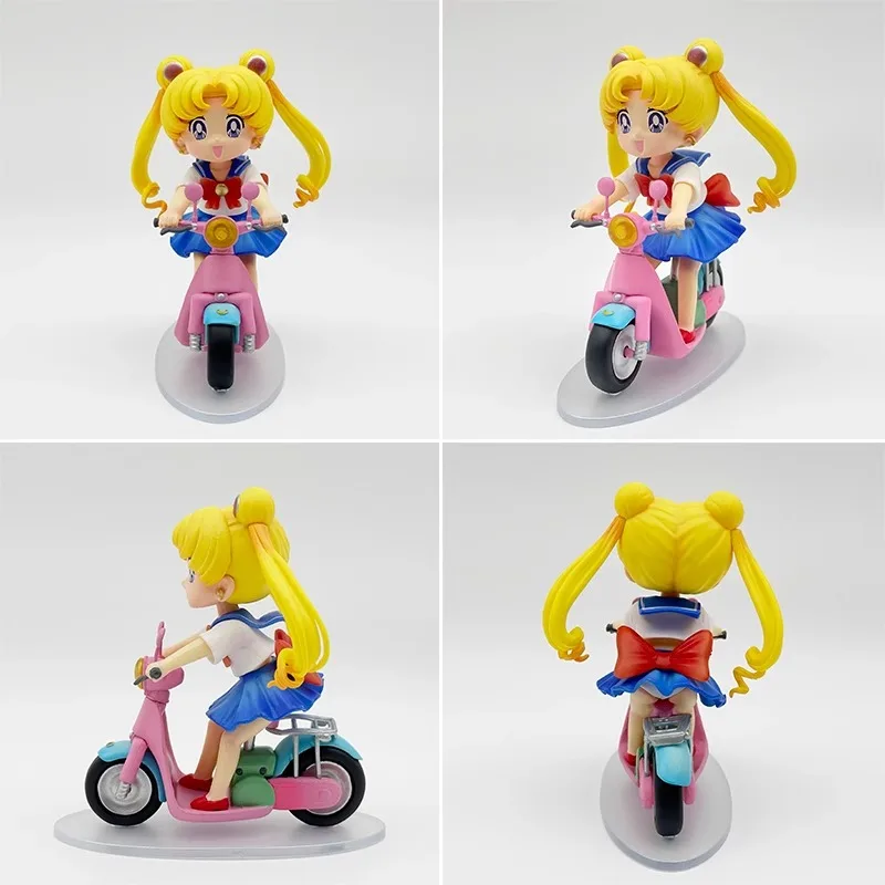 

Батарея для мотоцикла Sailor Moon Tsukino Usagi Ver. Фигурные украшения 20 см, шасси с центральным управлением, украшение для рабочего стола, подарок аниме