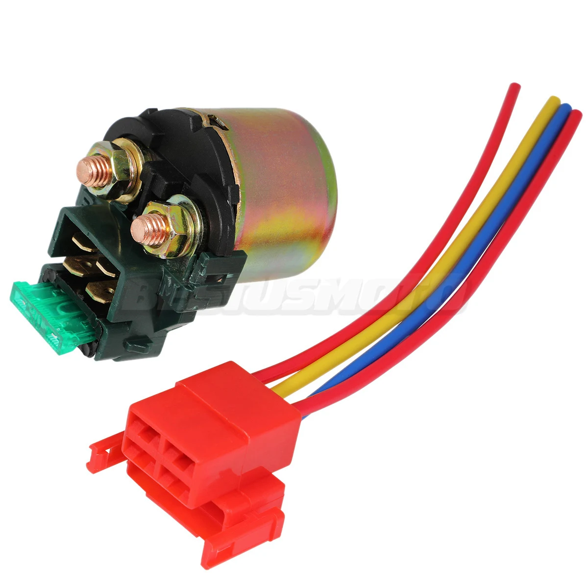 Przekaźnik rozrusznika motocyklowego, solenoid, wtyczka do Kawasaki Vulcan 500 800 1500 EN500 VN800 VN1500 BAYOU 220 250 KLF220 KLF250