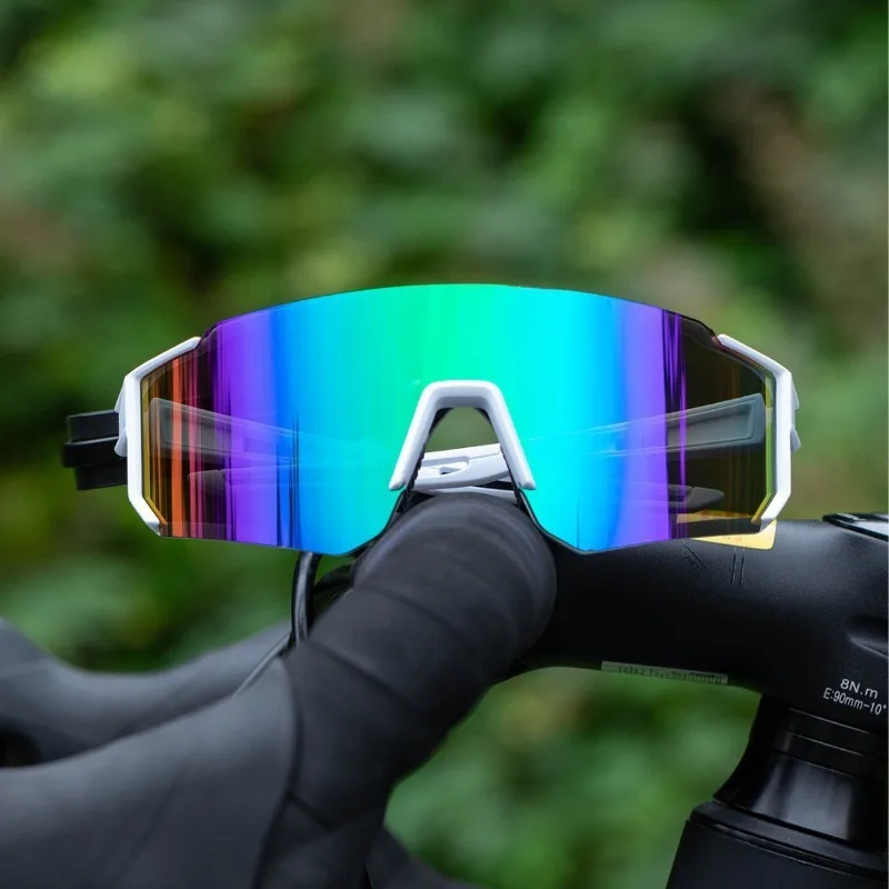Oversized Outdoor Cycling Sunglasses UV Protect Glasses Bike Eyeglasses Sun Shades Sports Fishing Glasse Goggles UV400 image 2