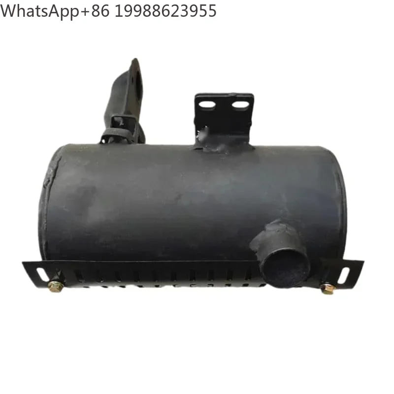 192F DIESEL EXHAUST MUFFLER 195F 4 CYCLE 12HP  WATER PUMP TILLER MUFFIER  SHIELD MANIFOLD PIPE ROTARY CULTIVATOR