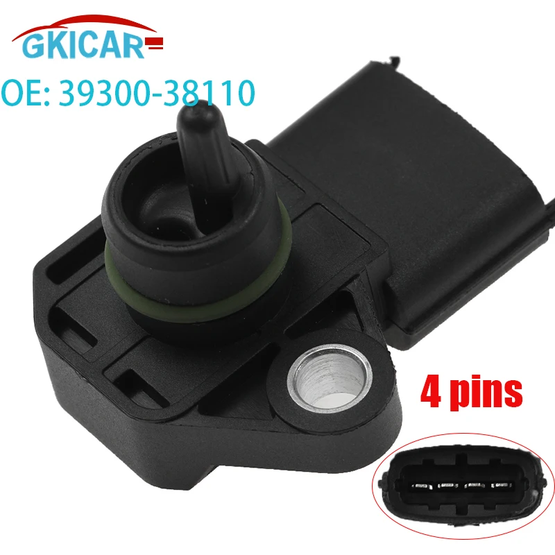 39300-38110 3930038110 MAP Manifold Pressure Sensor For 2001- 2012 Hyundai Tiburon Tucson Kia Sportage Accent Elantra Rio Soul