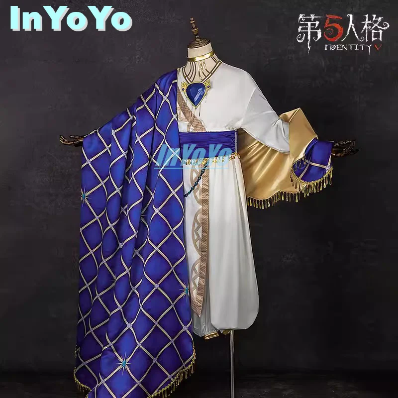 InYoYo Joseph Photographer Cosplay Identity V Costume World Travel Series Game Suit Handsome Uniform Halloween Party Outfit Men