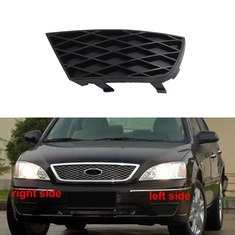 For Ford Mondeo 2004 2005 2006 Fog Light Cover Fog Lamp Shell Front Bumper Grille Driving Lamp Cover