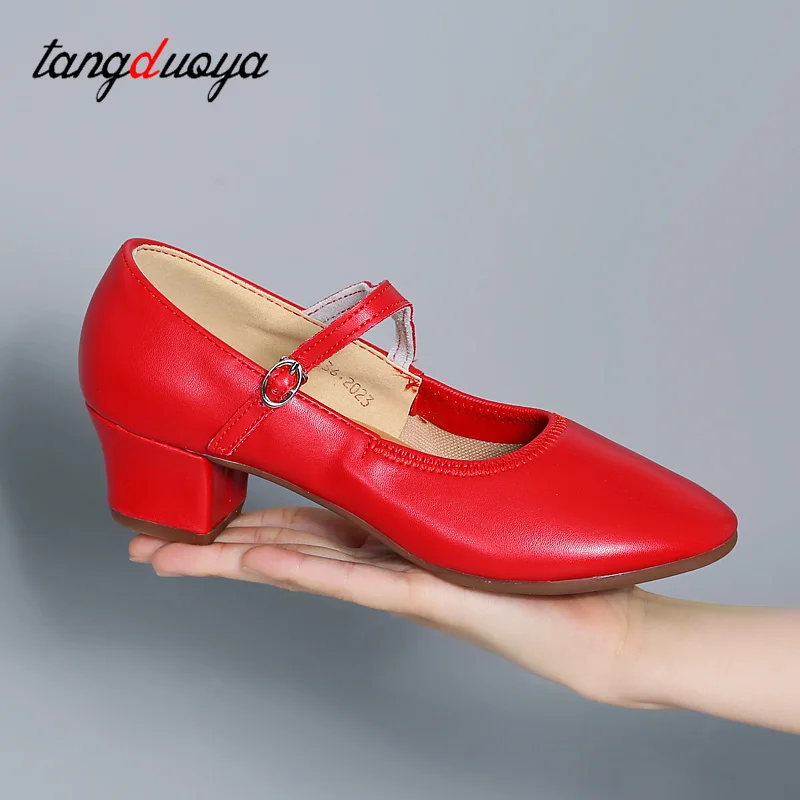 Buty damskie dla dziewczynek Damskie buty do tańca towarzyskiego latynoskiego Buty do tańca nowoczesnego Salsa Tango Jazz Buty treningowe Buty codzienne 4cm Obcas