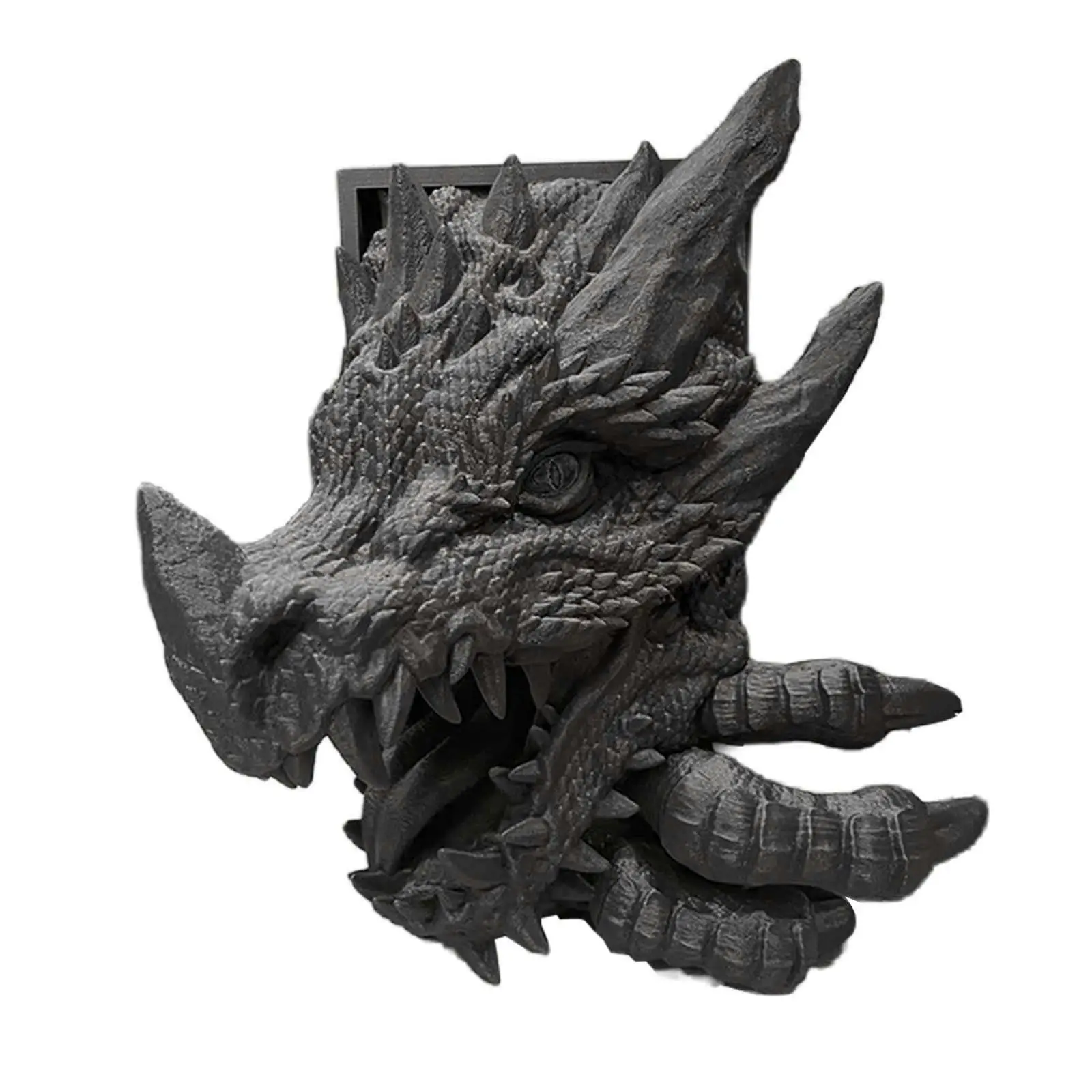 Dragon Bookend Book Stopper Animal Sculpture Home Decor Creative Book Support Book End for Living Room Bedroom Bar Shelves