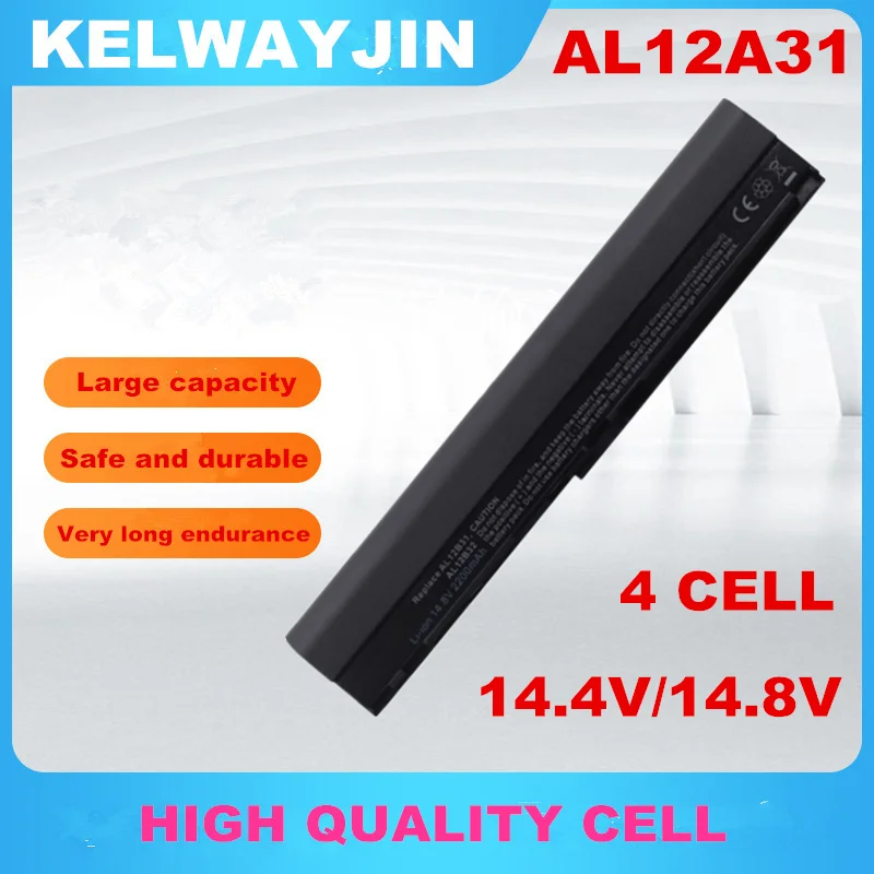 AL12A31  14.8V 4cells Laptop Battery for ACER Aspire One 756 V5-171 725 Series Battery For AL12A31  AL12B31  AL12B32 AL12X32