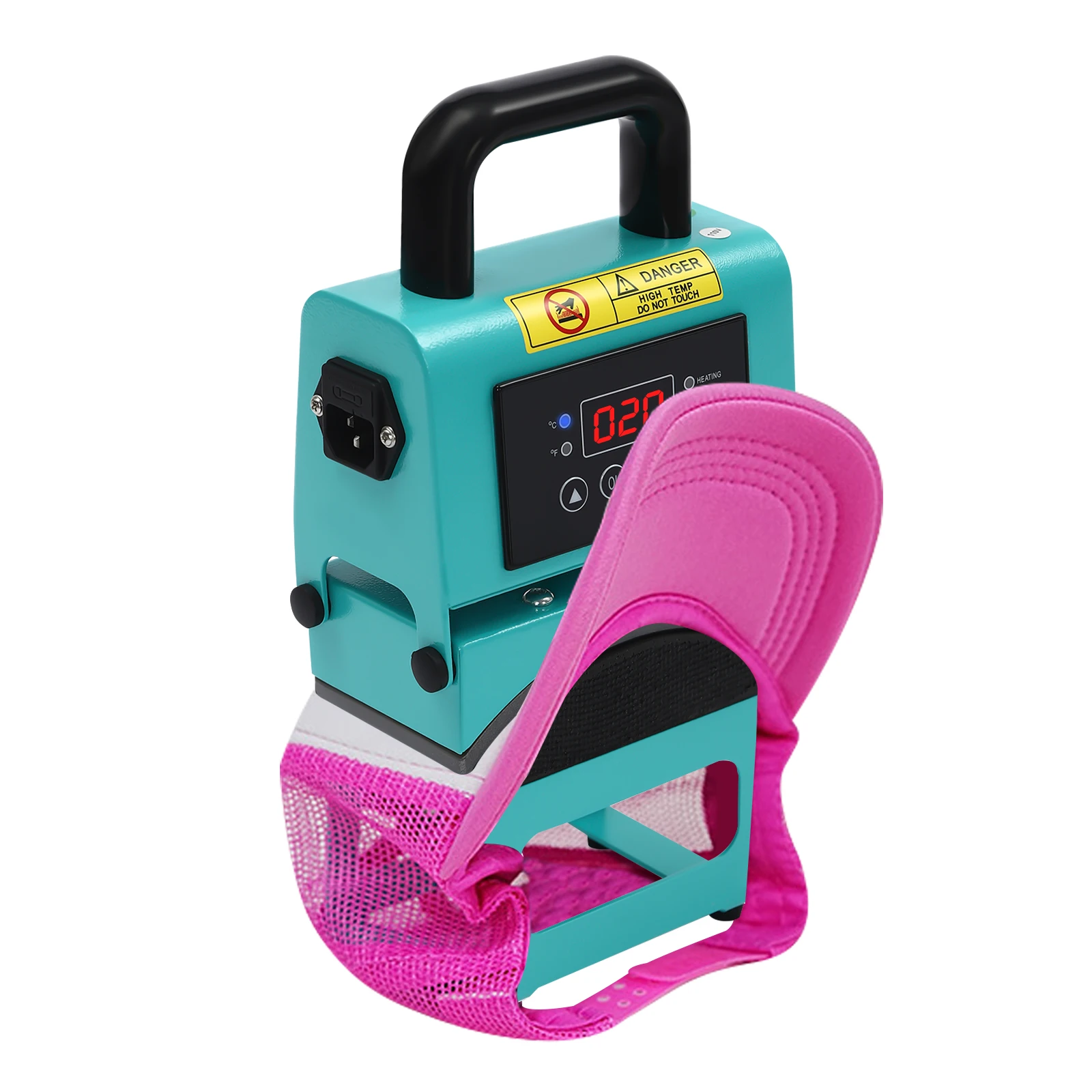 

Портативный мини-термопресс | Термопресс для печати на кепках 110В