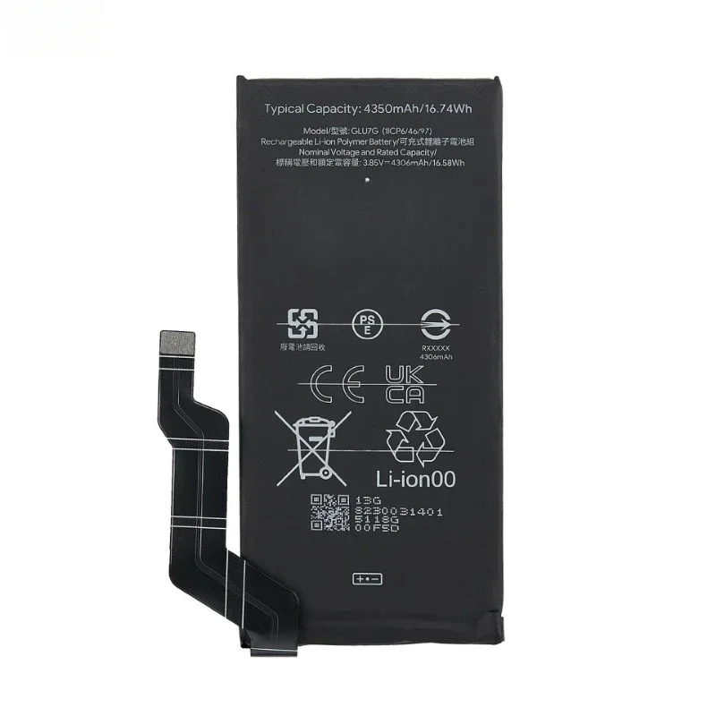 Bateria de substituição de baterias de telefone móvel GLU7G de alta qualidade 4350mAh para HTC Google Pixel 6A