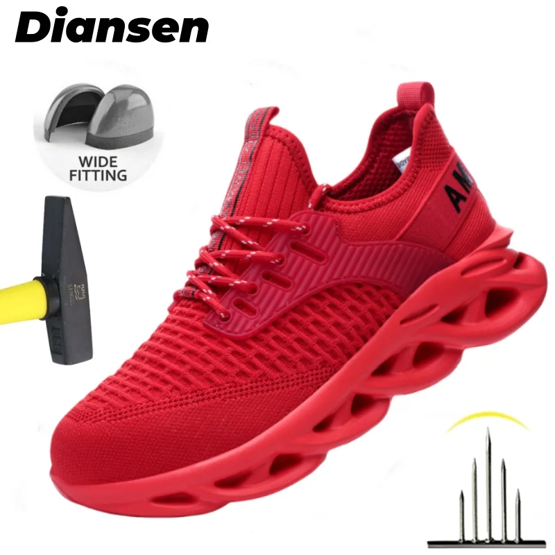 

Легкие мужские ботинки, безопасная мужская рабочая обувь, защитные защитные ботинки, мужские дышащие кроссовки с защитой от ударов и ударов