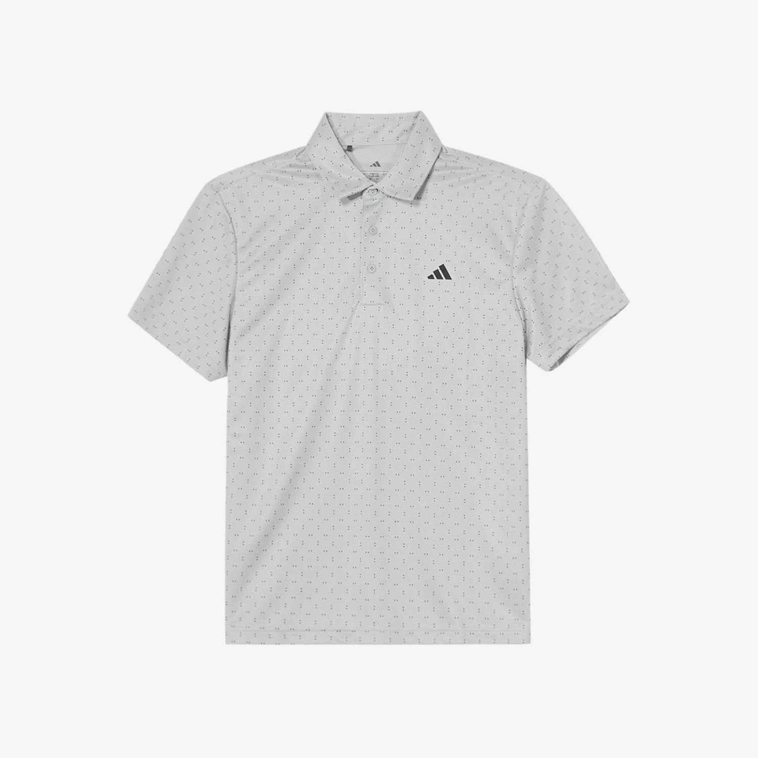 Adidas genuine new men's white gray lapel simple casual polo shirt JY5458