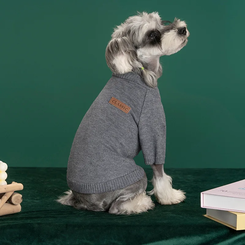 جديد الخريف الشتاء كلب سترة الملابس الدافئة للكلاب الصغيرة المتوسطة هريرة البلوز جرو سترة ملابس الحيوانات الأليفة الدافئة القط زي #6