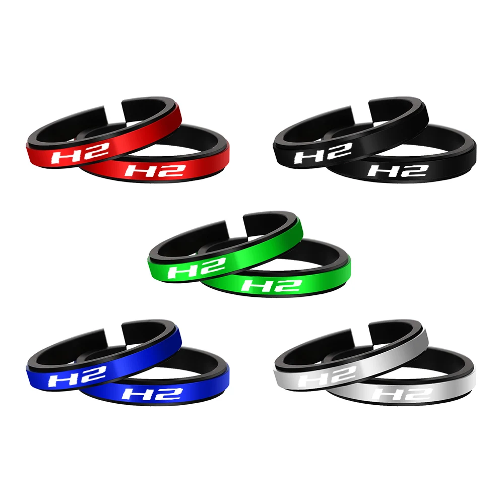30-50MM Front Suspensions FOR KAWASAKI H2 H2/H2R 2015-2023 Motorcycle Accessories CNC Shock Absorber Ring Auxiliary Adjustment