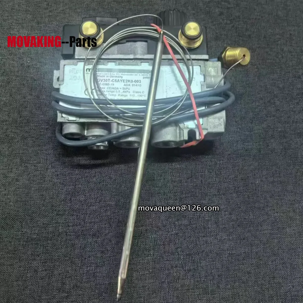 Аксессуары для фритюрниц 110-190 ℃   GV30T-C5AYE2K0-003 Термостат контроля температуры газового клапана для газовой фритюрницы MERTIK Justa, замена