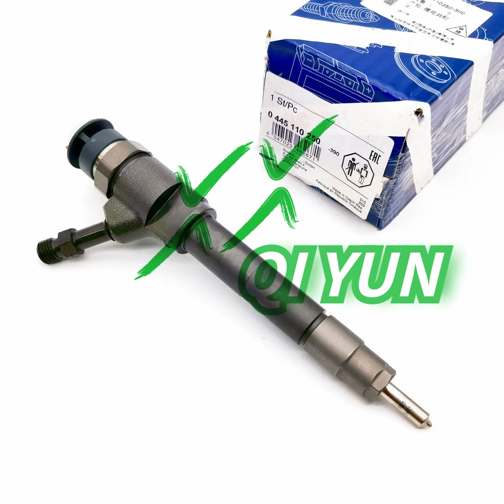 

Genuine New Common Rail Injector 0445110250 WLAA-13-H50 0986435123 FOR RANGER, BT-50 ENGINE