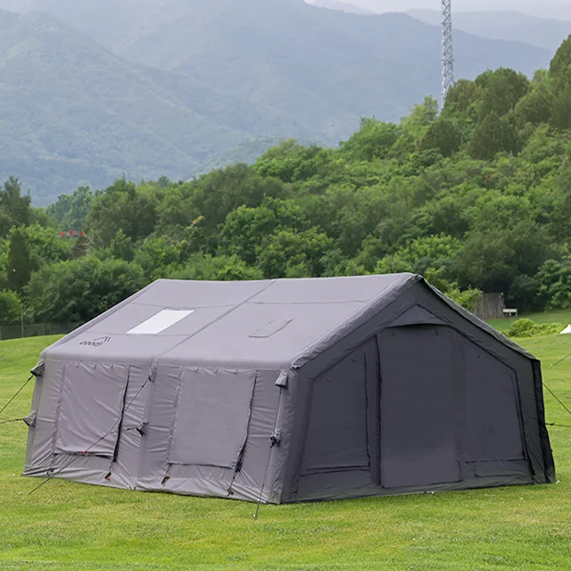 

Надувная палатка Coody 13.6 Air Tent-Gray: популярная новинка, защита от УФ-излучения, для кемпинга и глэмпинга на открытом воздухе
