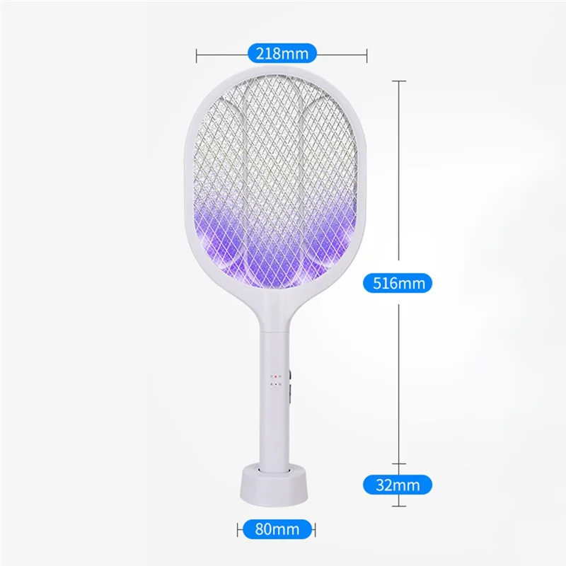 

B58B-Type-C Электрическая мухобойка от насекомых Перезаряжаемая съемная портативная автоматическая мухобойка в помещении и на открытом воздухе