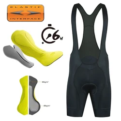 Hot High Quality Boneless sewingNew Technology ELASTIC INTERFACE black Luminous Summer cycling Bib shorts No Logo