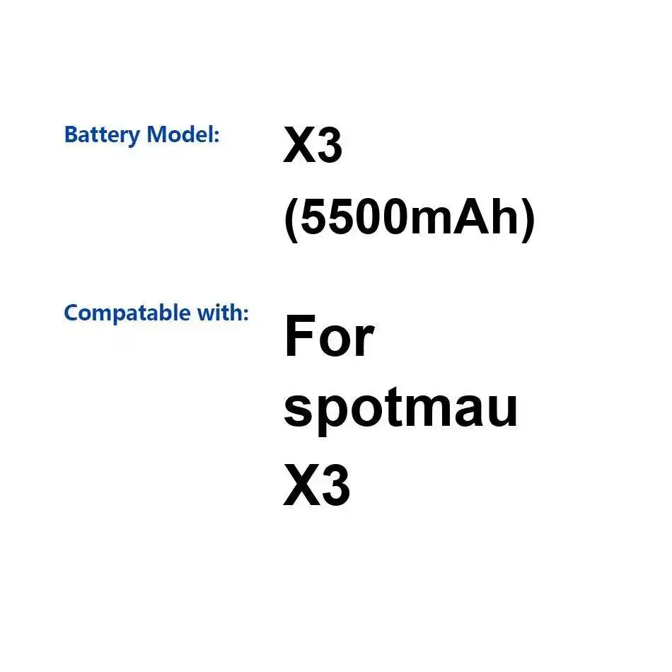 

Инструмент для восстановления данных, аккумулятор 5500 мАч, длительное время работы для Spotmau X3