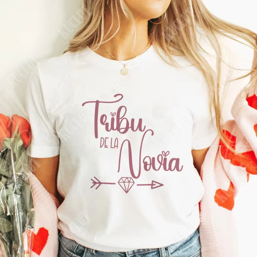 

Girls Team Bride Squad Tops Bachelorette Hen Party Tshirt Women Single Farewell T-Shirt Bridal Shower Wedding Party Tees