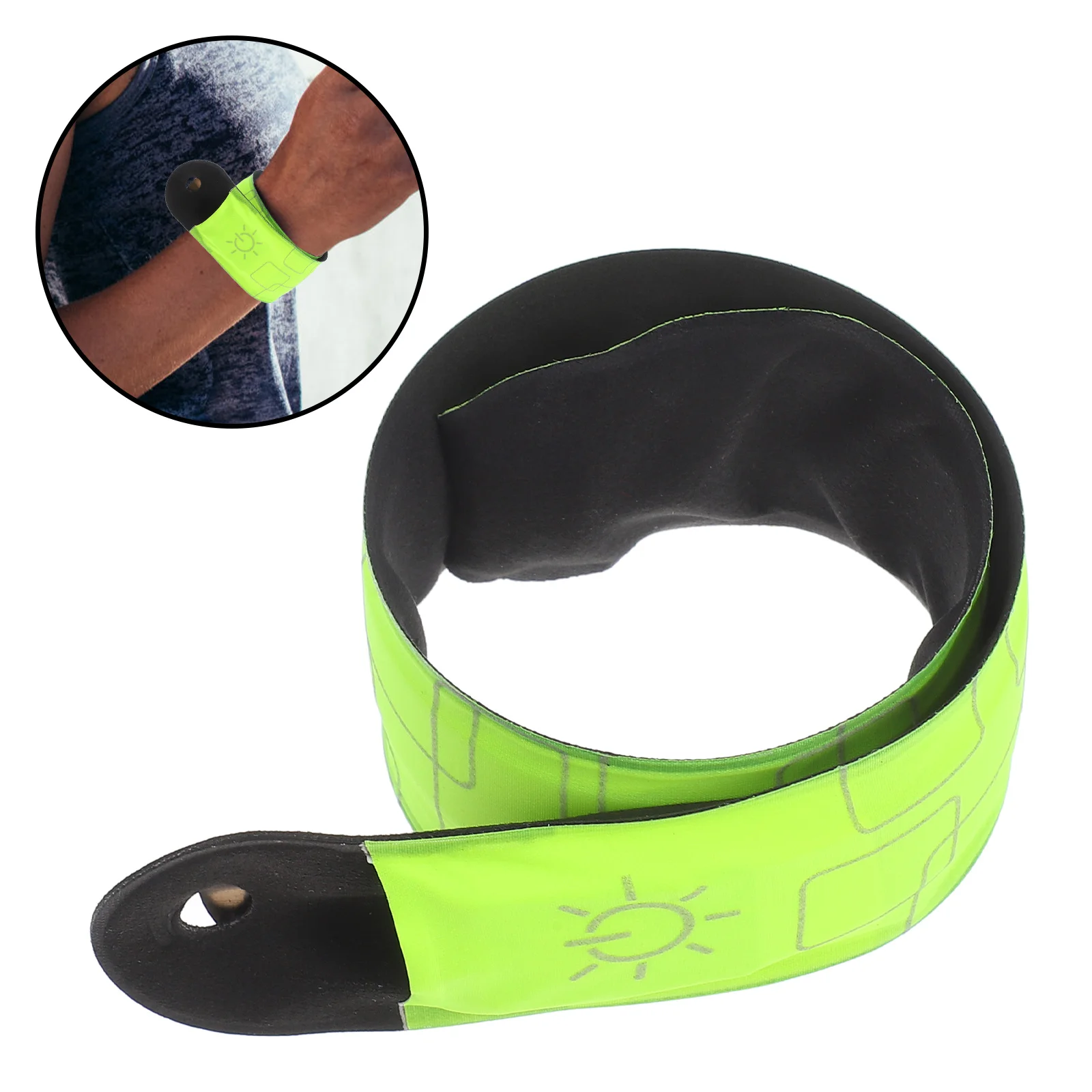 

4 Pcs LED Horse Ankle Strap Safety Armband High Visibility Running Light up for Walkers Jogging Gear Reflective Night