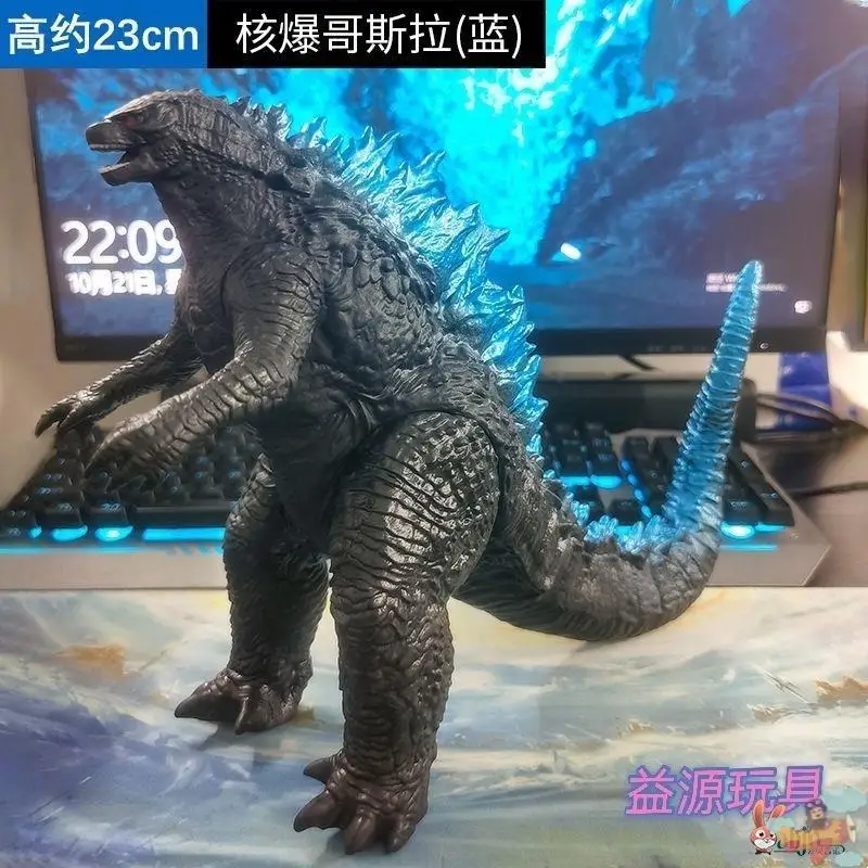 2024New Godzilla VS King Kong Action Anime Figurie large Godzilla King Ghidorah Soft Glue Monster Lnnovative Children's Toys